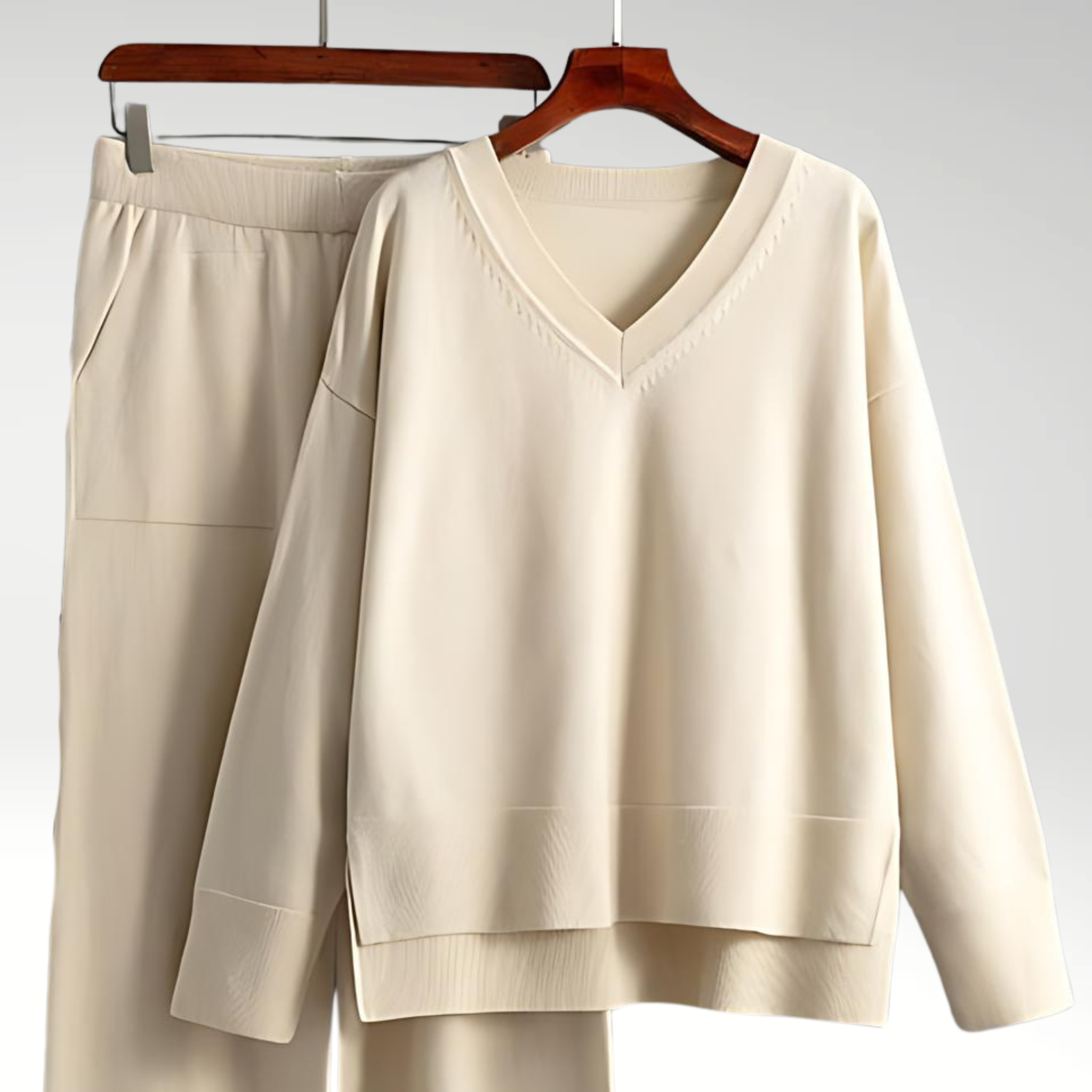 Mode Clément™ | Luxe Ensemble deux pièces col V