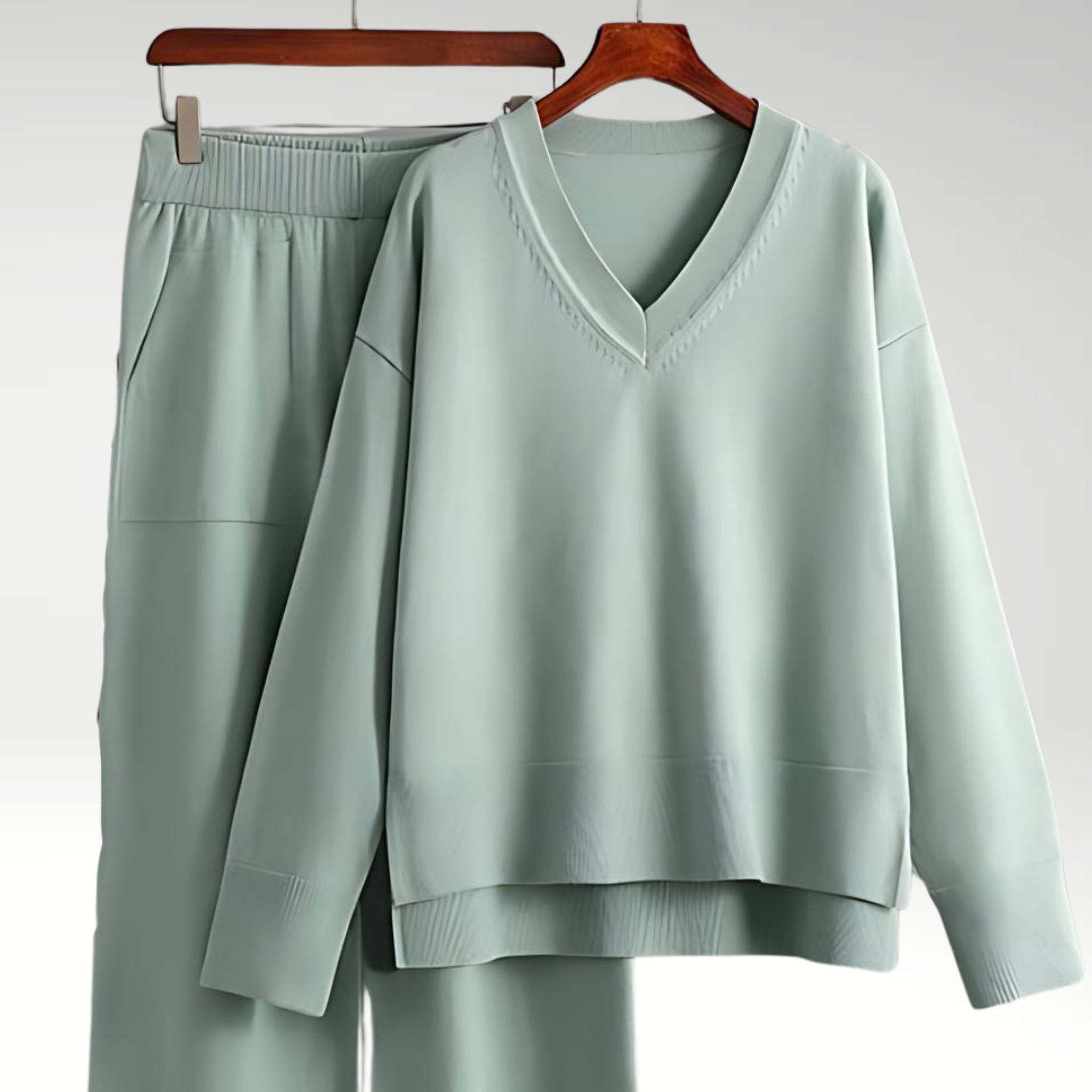 Mode Clément™ | Luxe Ensemble deux pièces col V