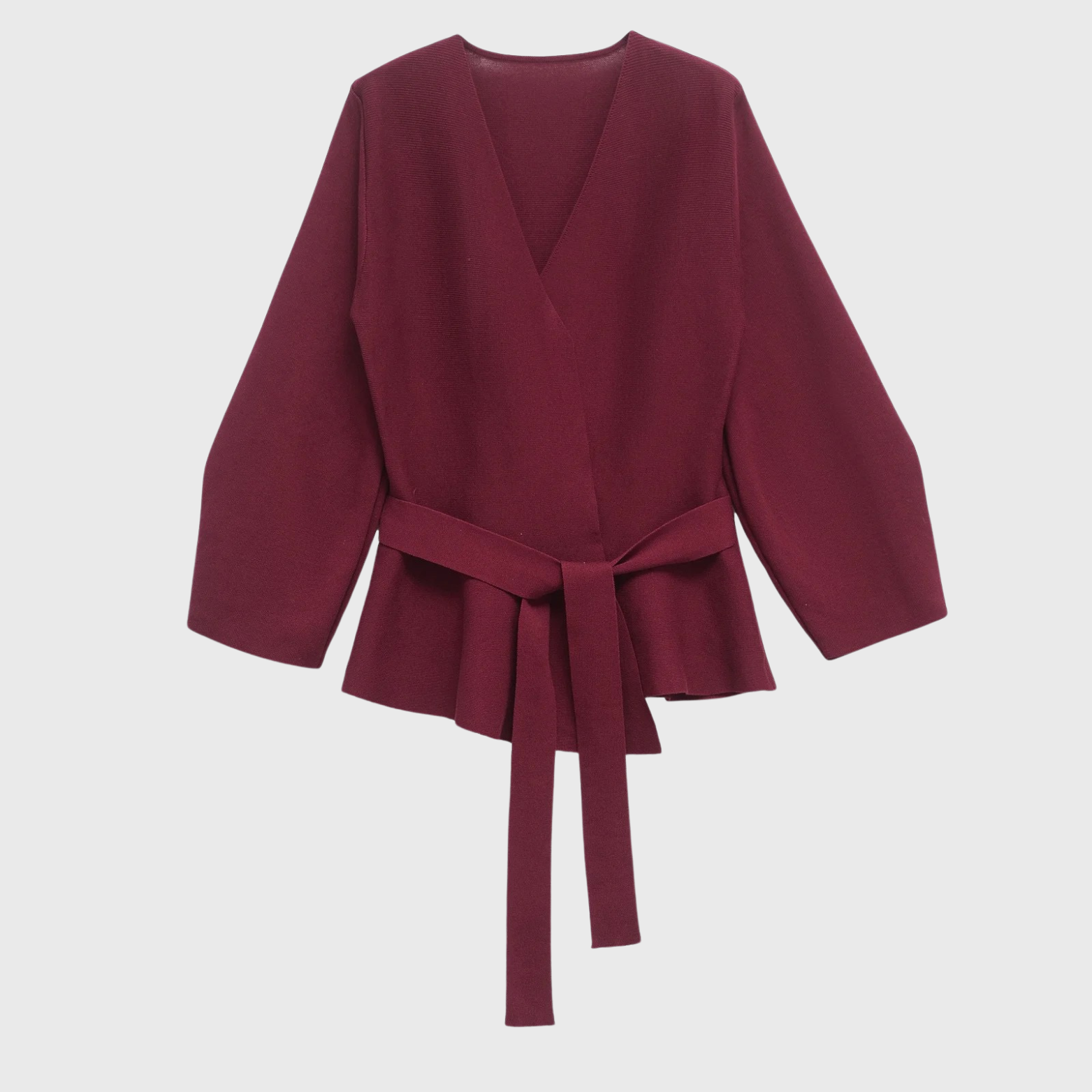 Mode Clément™ | Mauve Cardigan à lacer