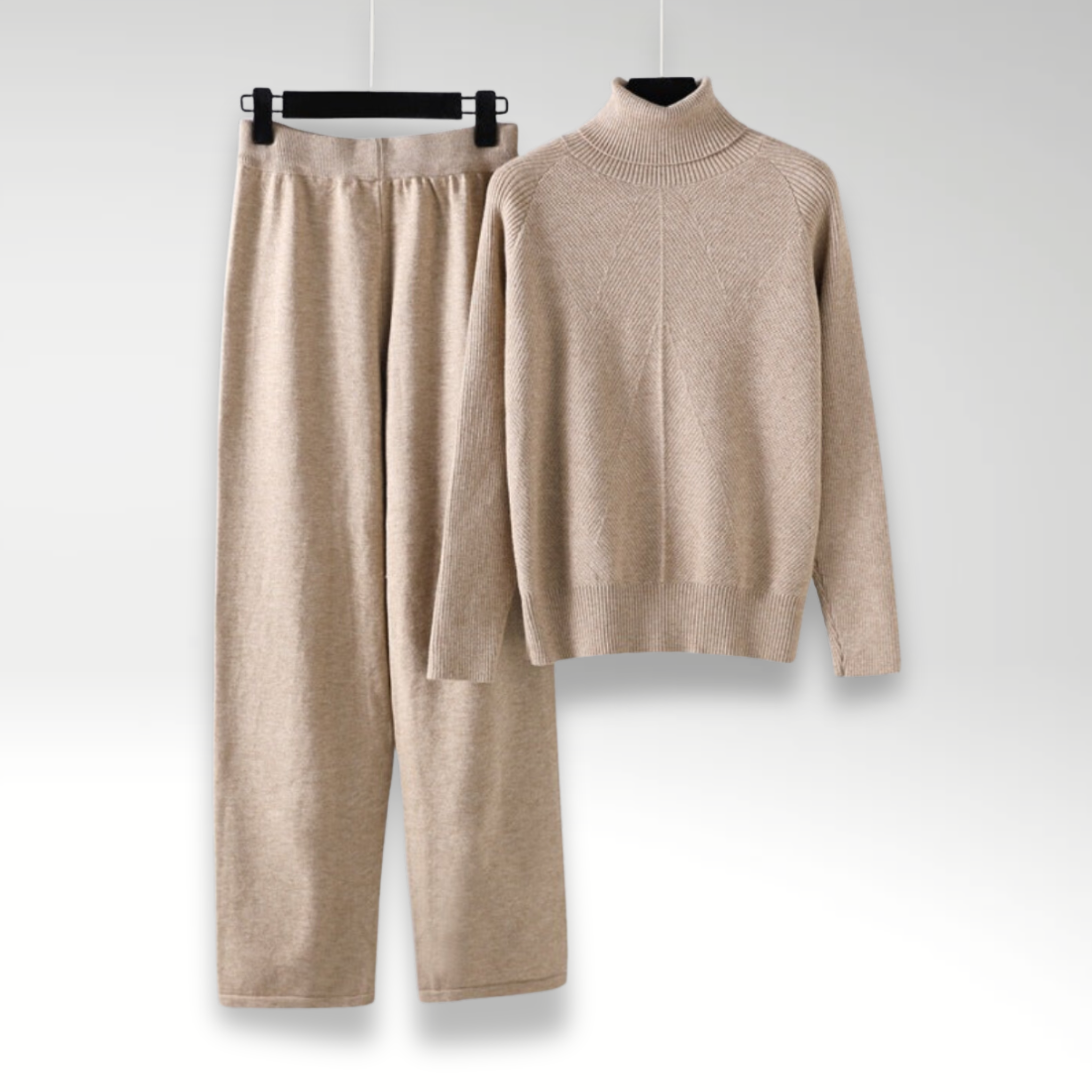 Mode Clément™ | Ensemble deux pièces Lounge en tricot torsadé