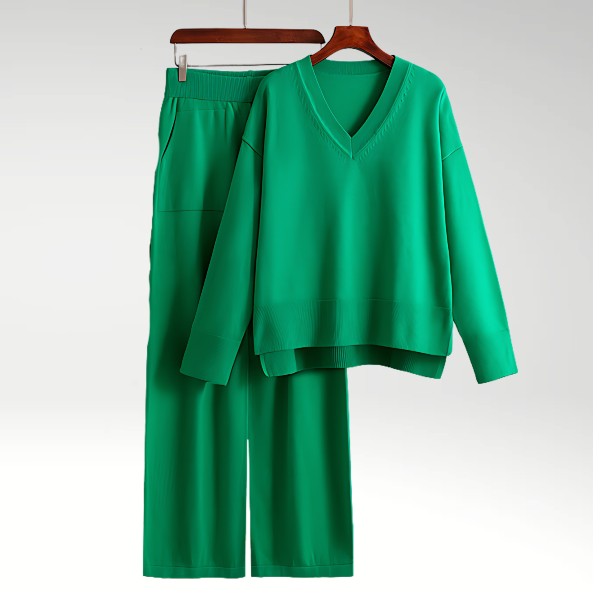 Mode Clément™ | Luxe Ensemble deux pièces col V