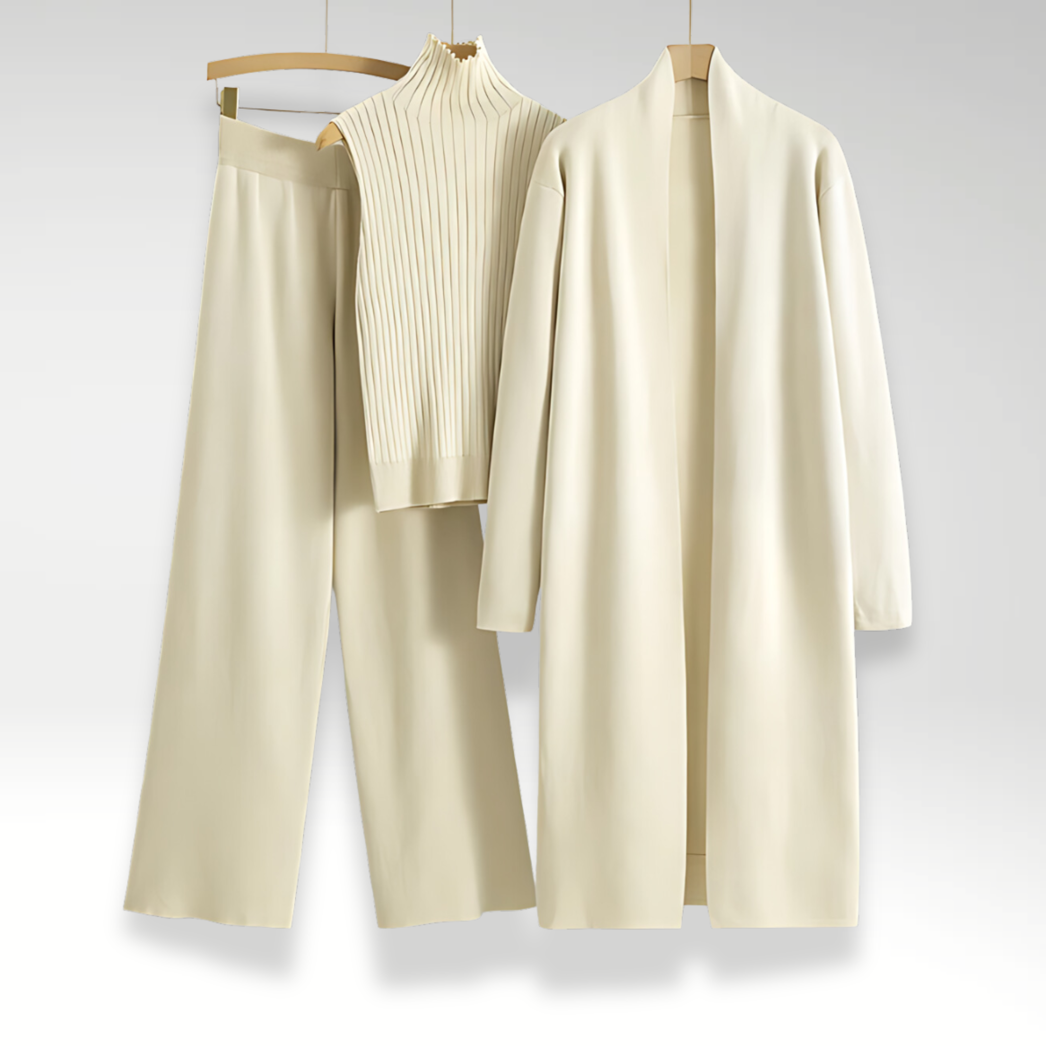 Mode Clément™ | Ensemble trois pièces en maille Luxe