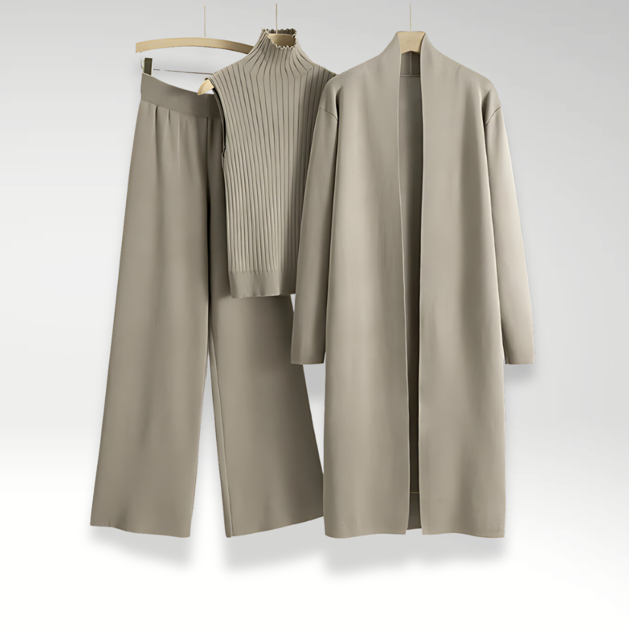 Mode Clément™ | Ensemble trois pièces en maille Luxe