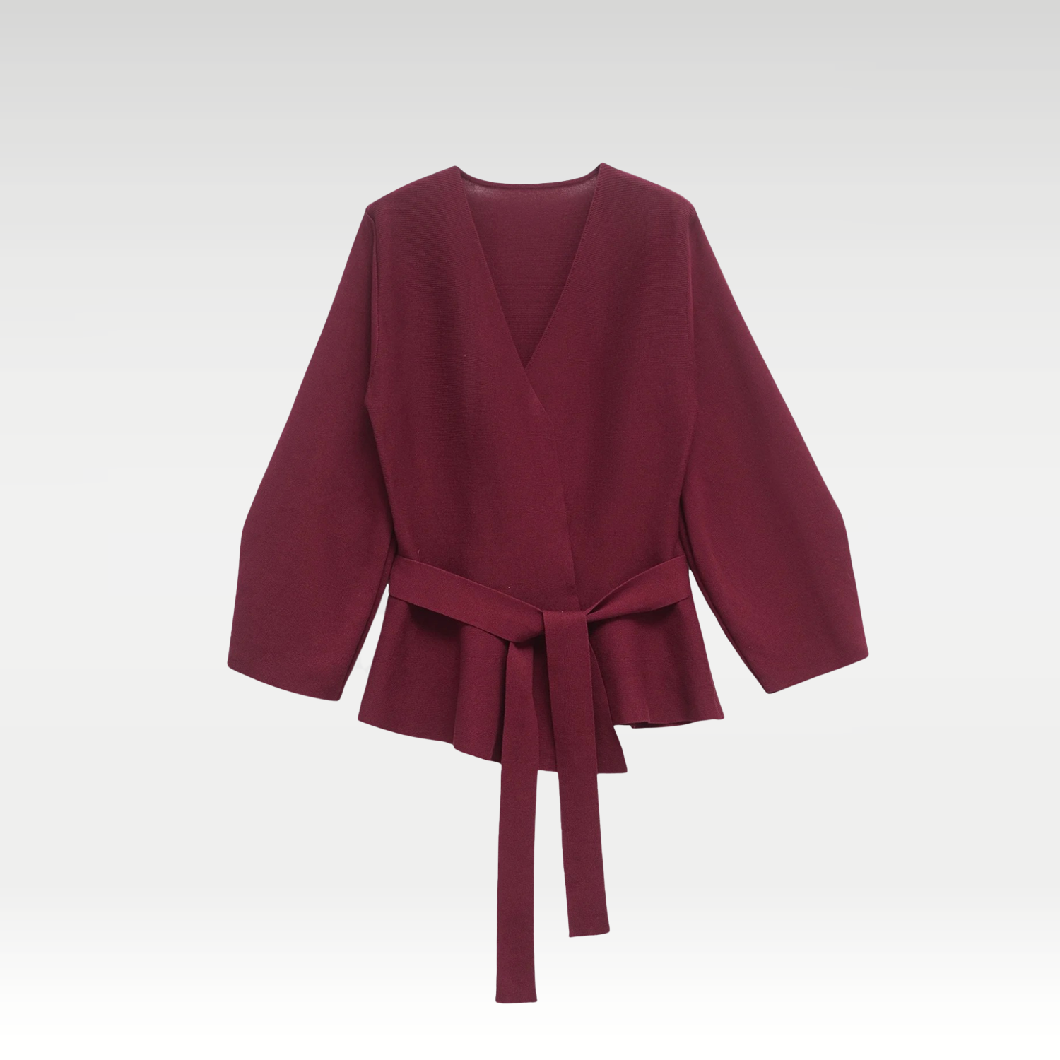 Mode Clément™ | Mauve Cardigan à lacer