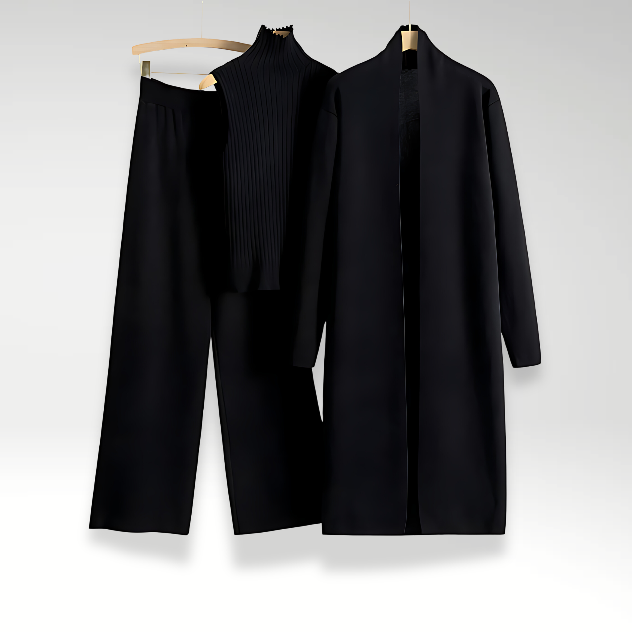 Mode Clément™ | Ensemble trois pièces en maille Luxe