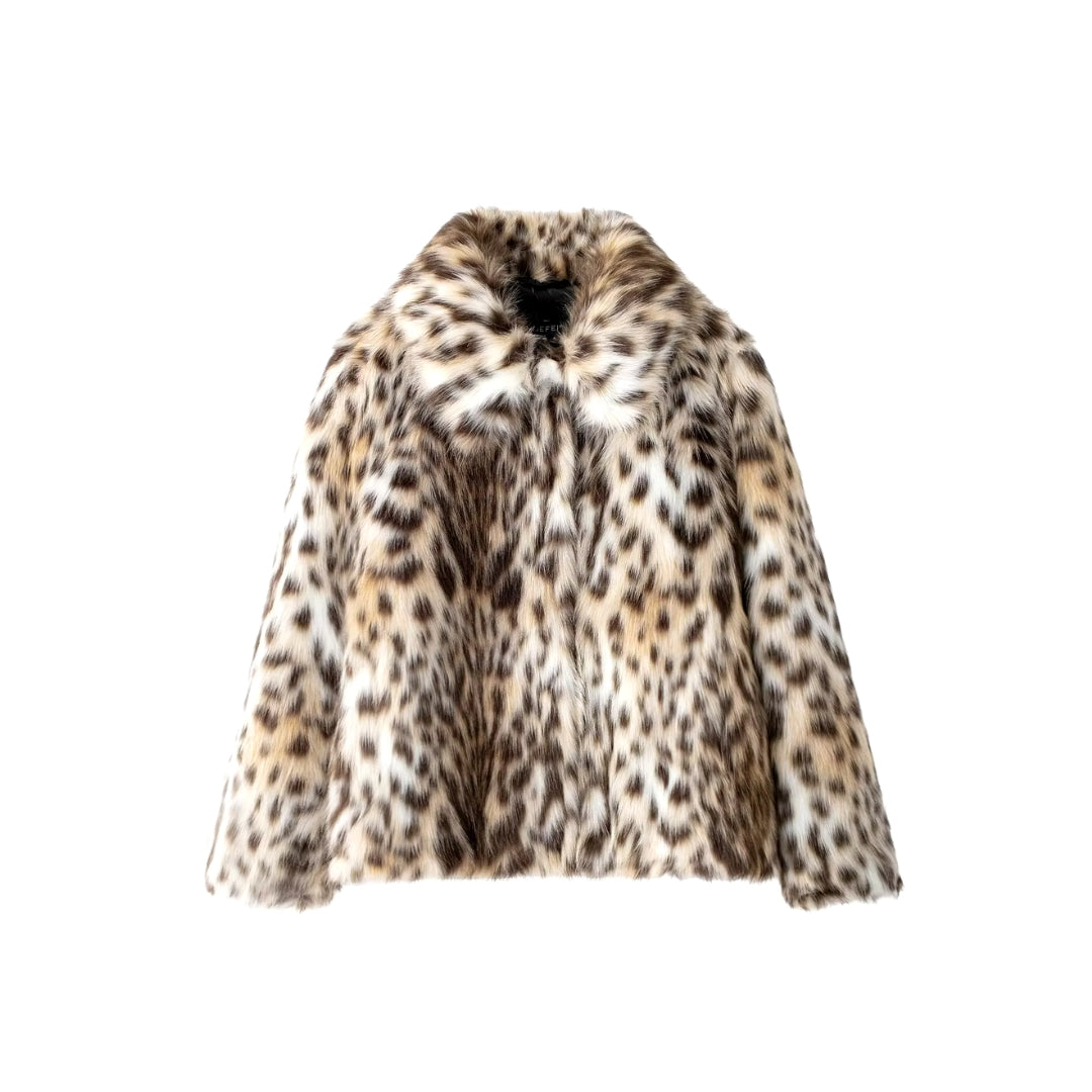 Mode Clément™ | VESTE EN FOURRURE DE LEOPARD