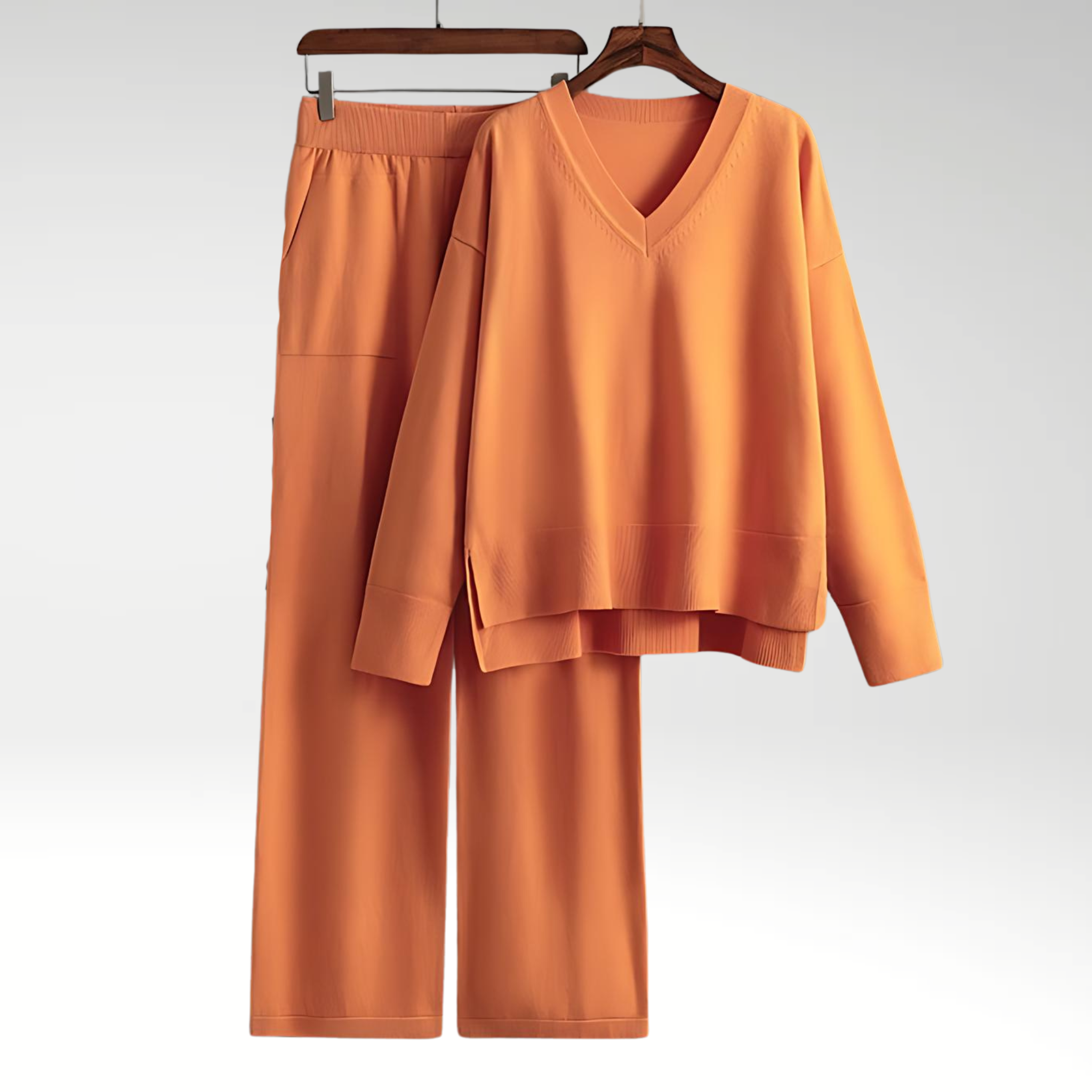 Mode Clément™ | Luxe Ensemble deux pièces col V