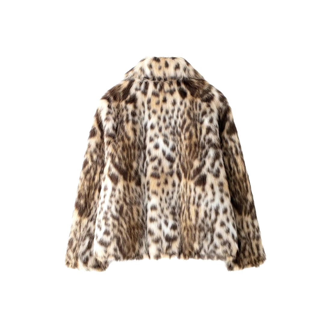 Mode Clément™ | VESTE EN FOURRURE DE LEOPARD