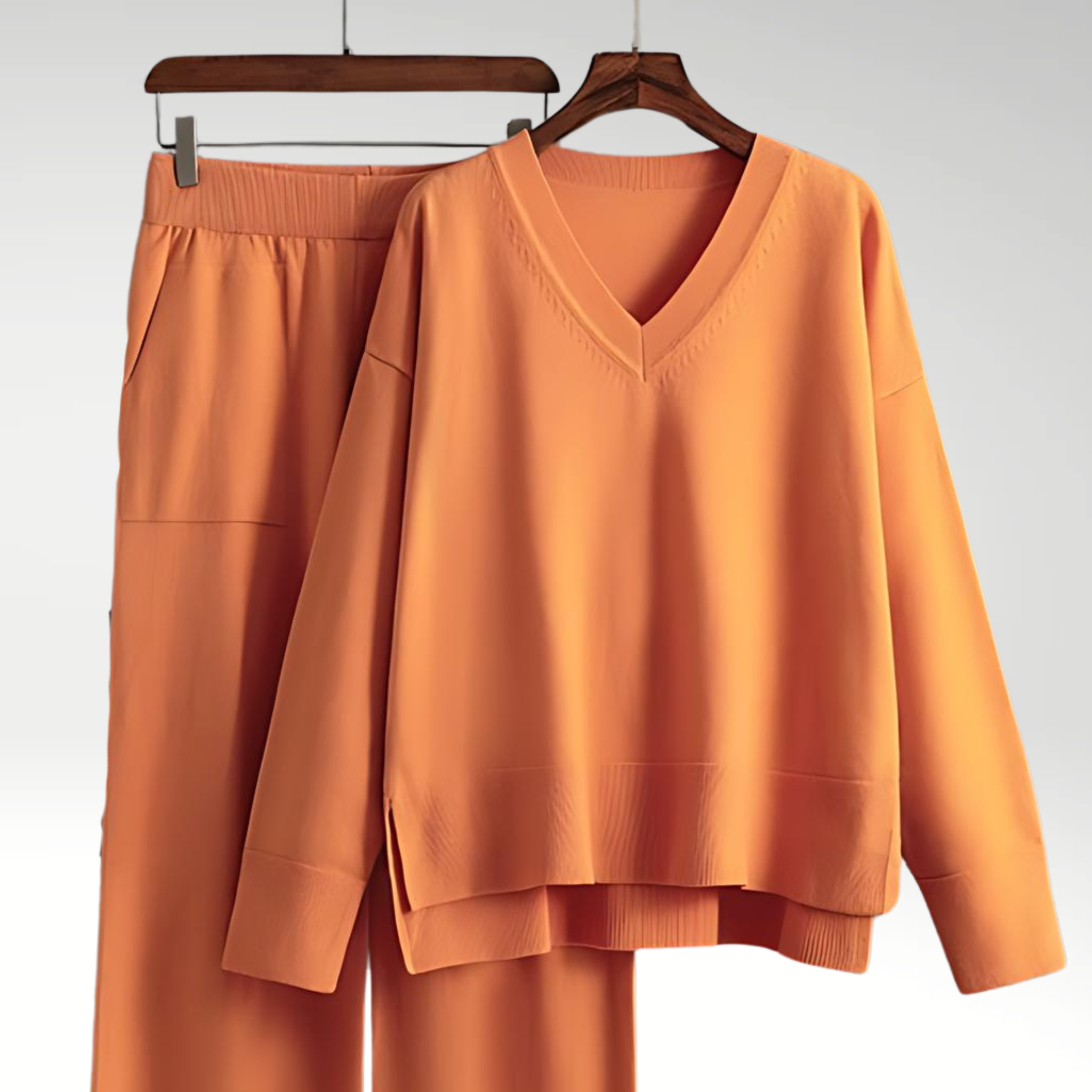Mode Clément™ | Luxe Ensemble deux pièces col V