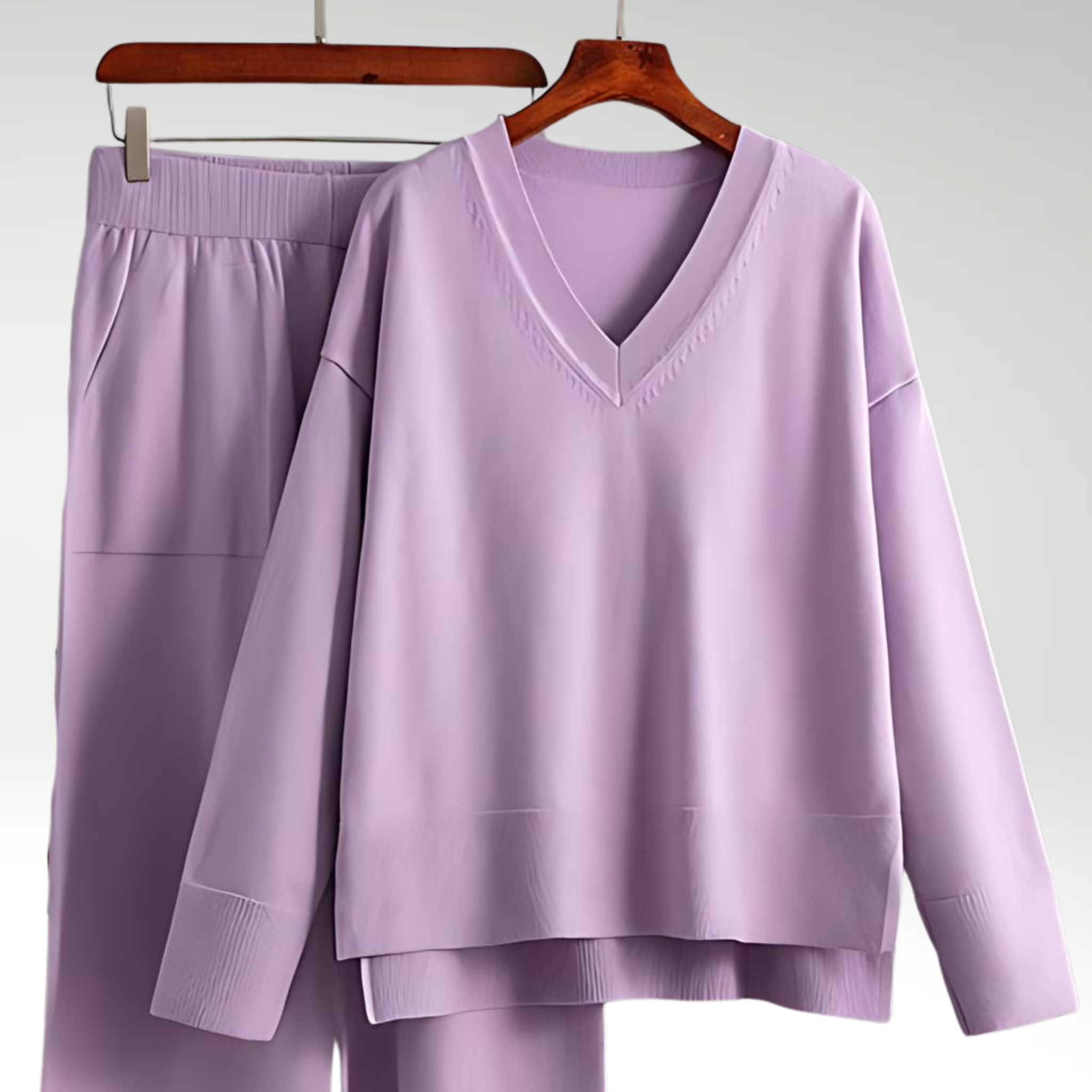 Mode Clément™ | Luxe Ensemble deux pièces col V