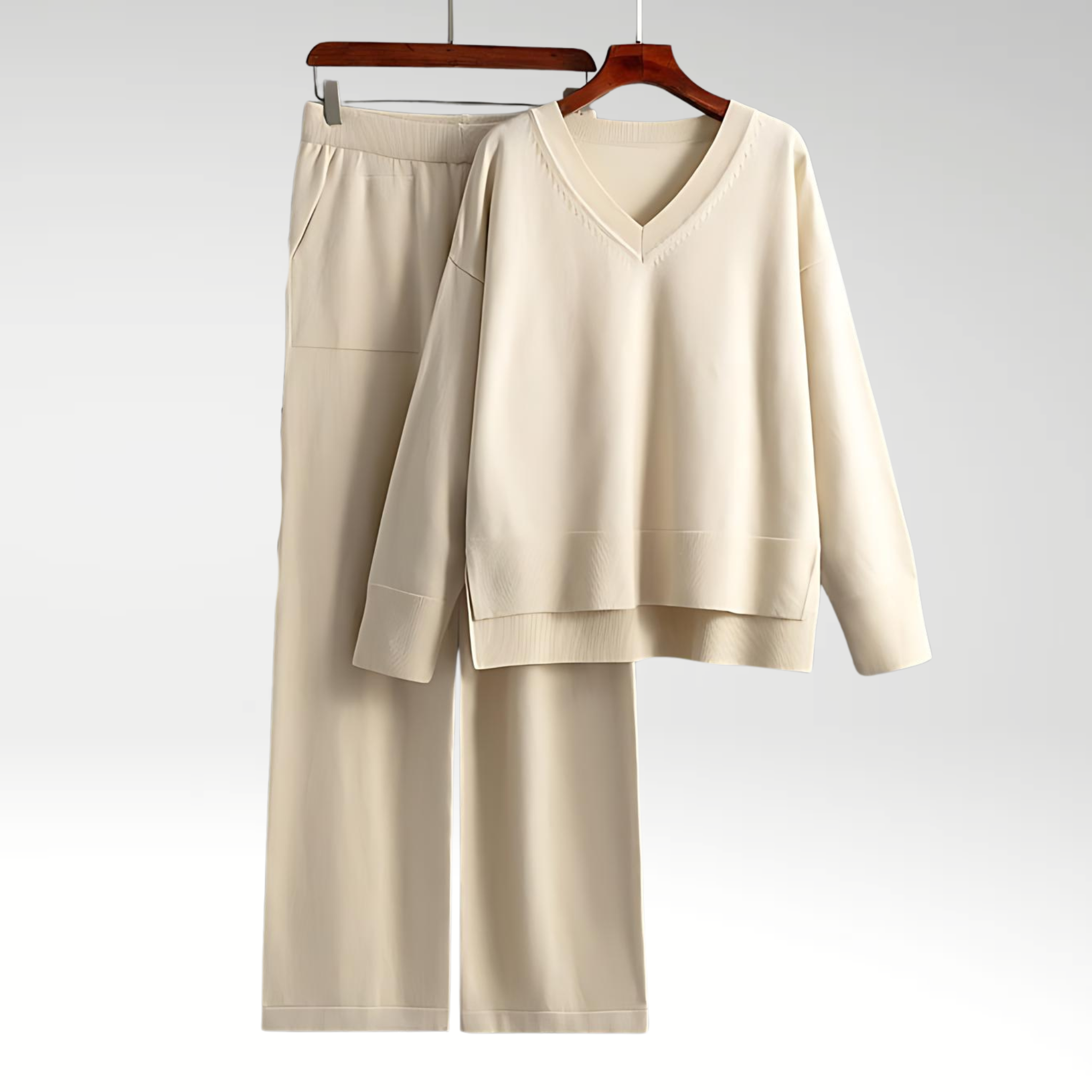 Mode Clément™ | Luxe Ensemble deux pièces col V