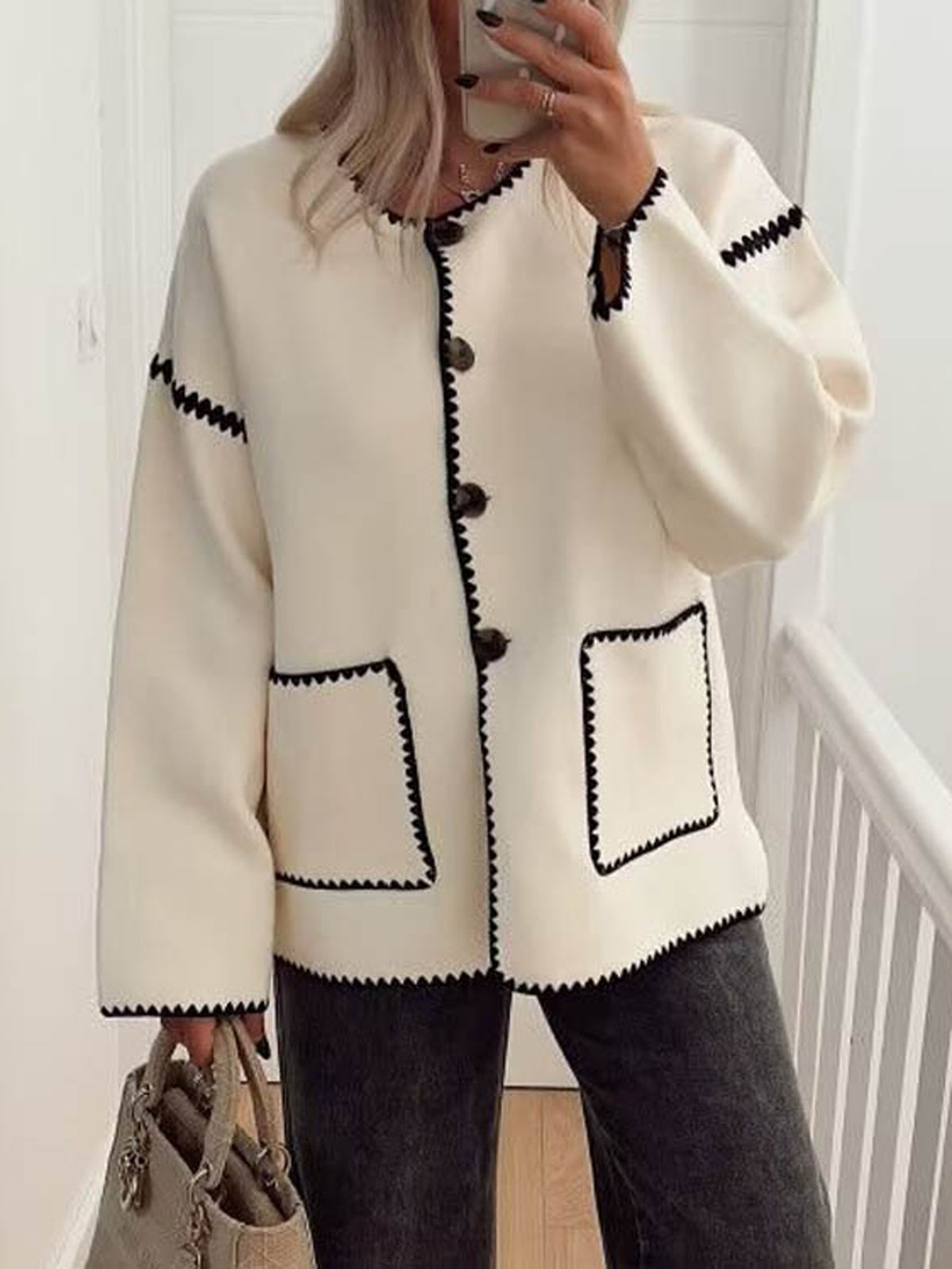 Mode Clément ™ | Veste contrastée