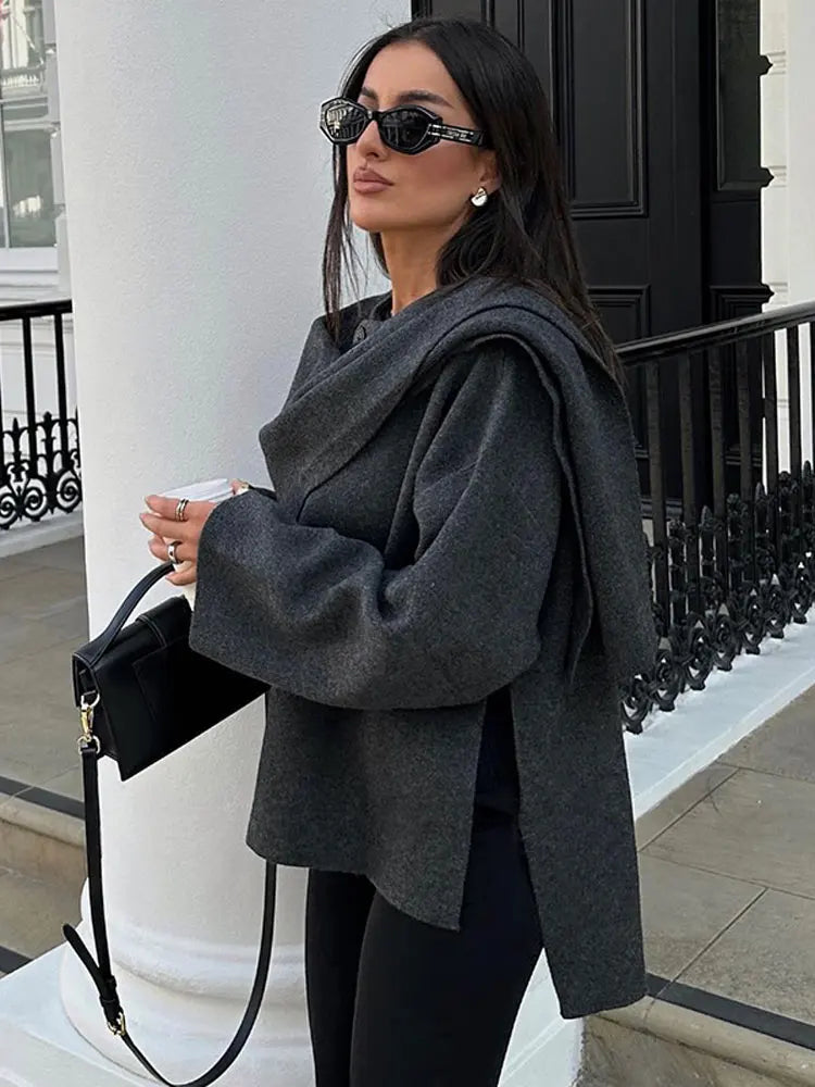 Mode Clément™ | Mace Manteau Écharpe Élégant