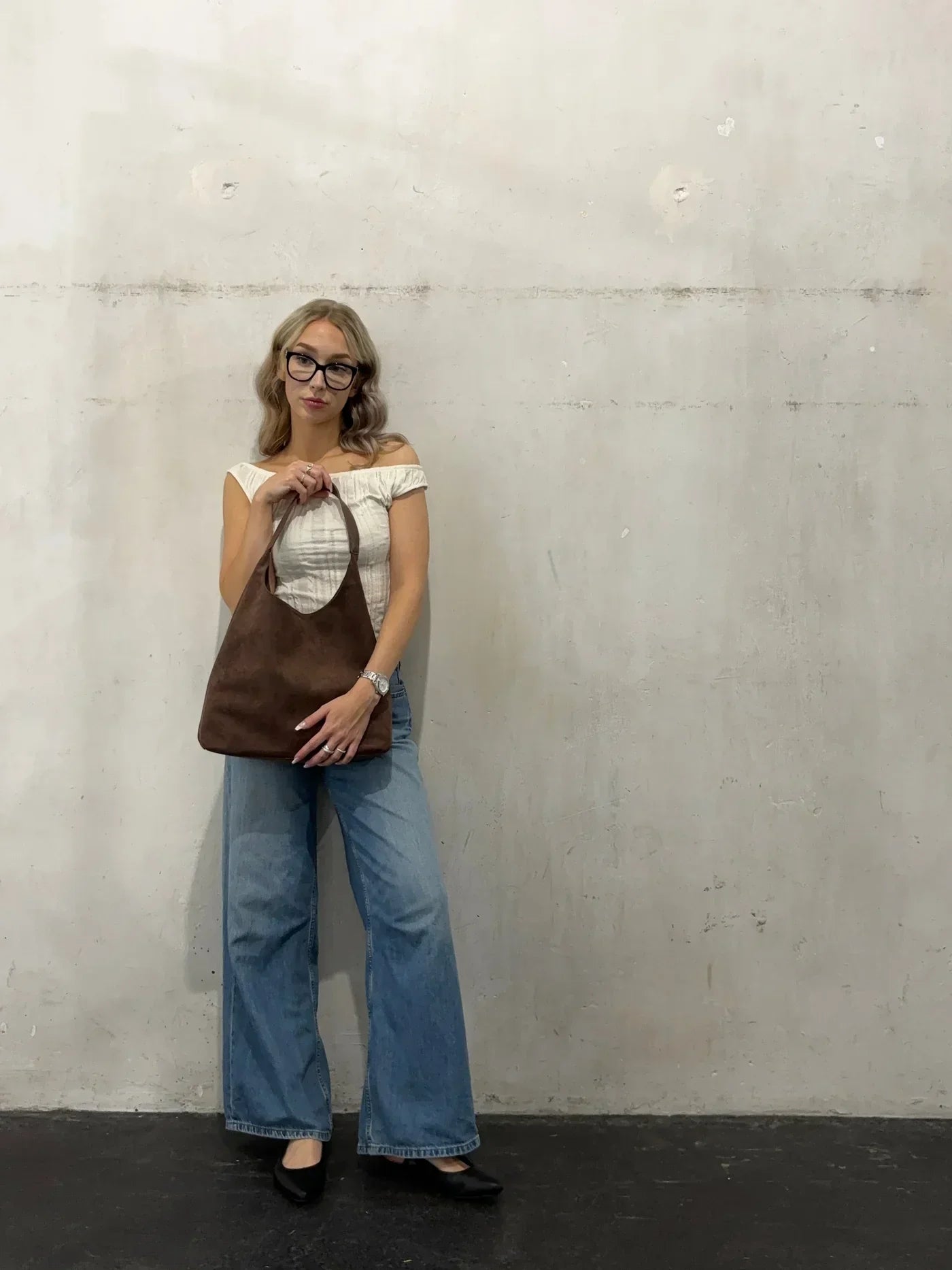 Mode Clément™ |  Sac à épaule en suède RetroSoft