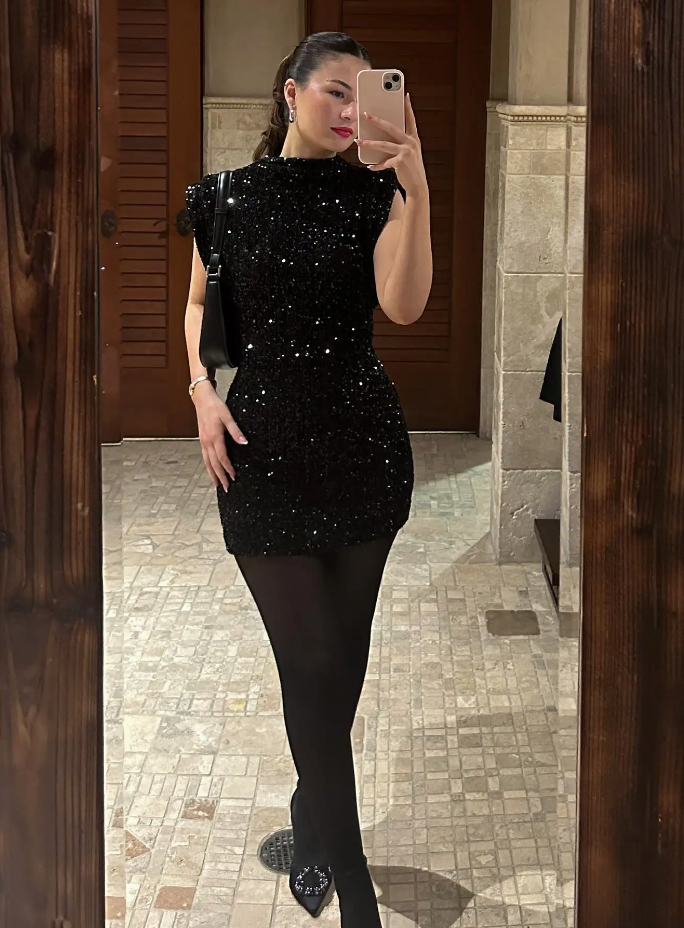 Mode Clément™ | Tina Robe à paillettes