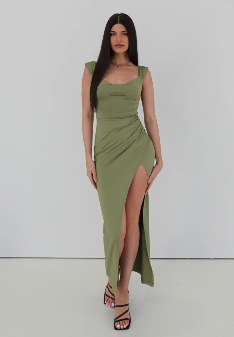 Mode Clément™ | Robe élégante avec fente
