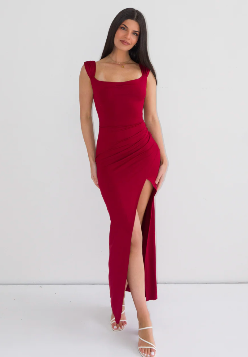 Mode Clément™ | Robe élégante avec fente