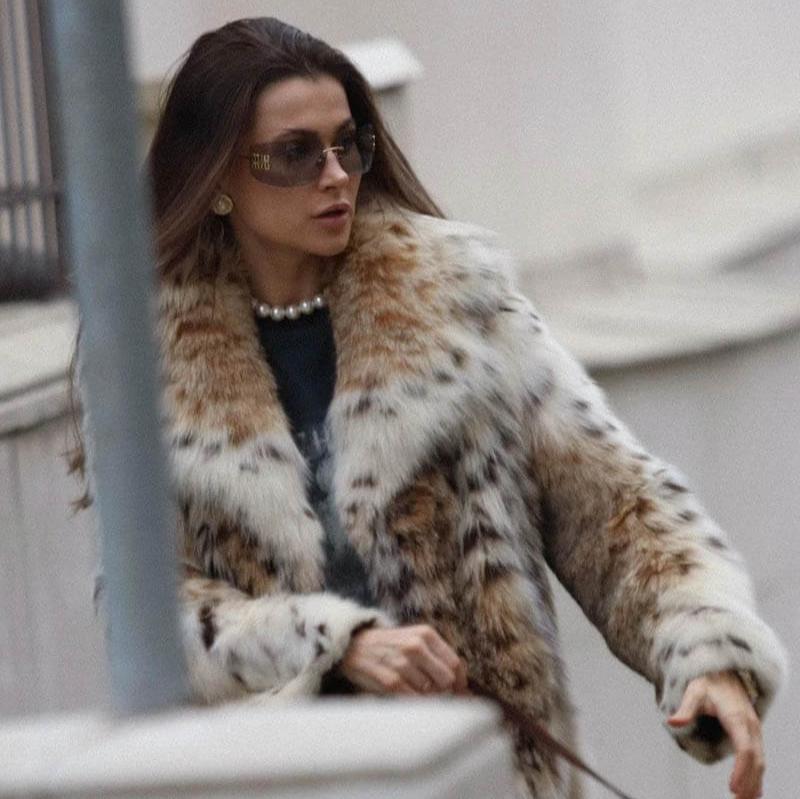 Mode Clément™ | VESTE EN FOURRURE DE LEOPARD