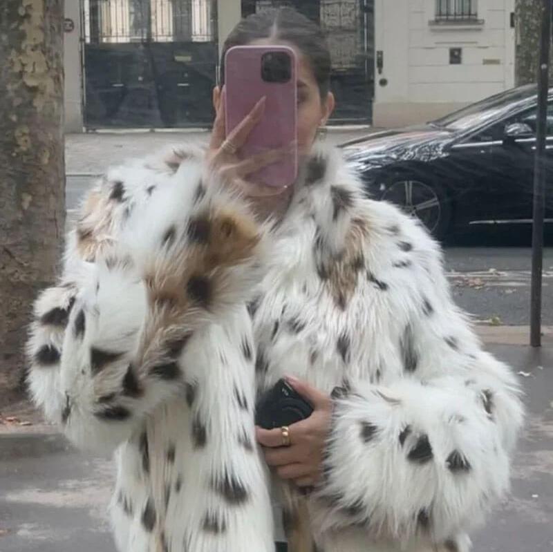 Mode Clément™ | VESTE EN FOURRURE DE LEOPARD