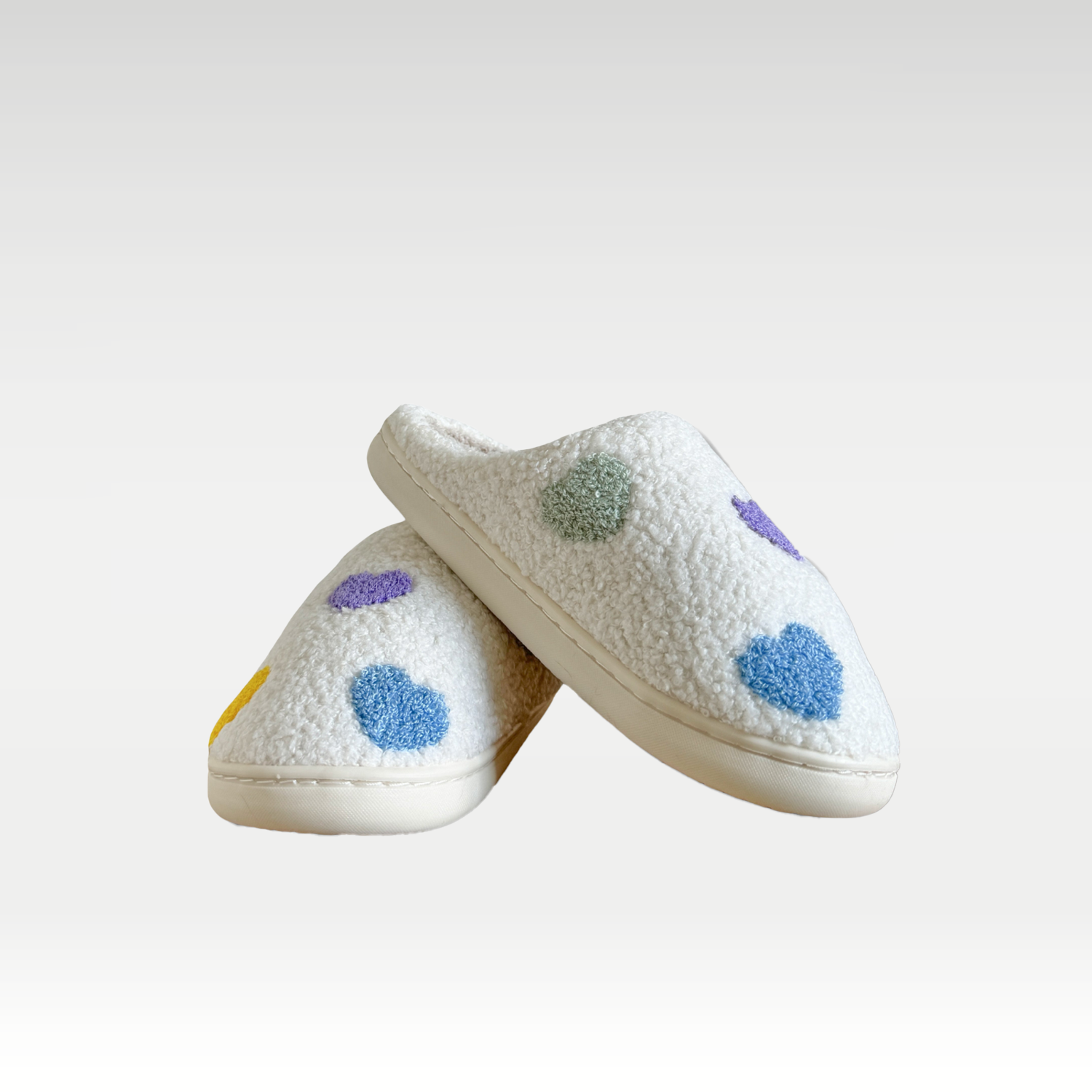 Mode Clément™ | Colourful Heart Slippers