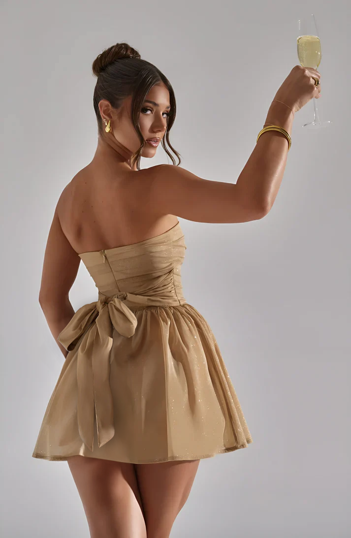 Mode Clément™ | Robe Paillettes Décolletée