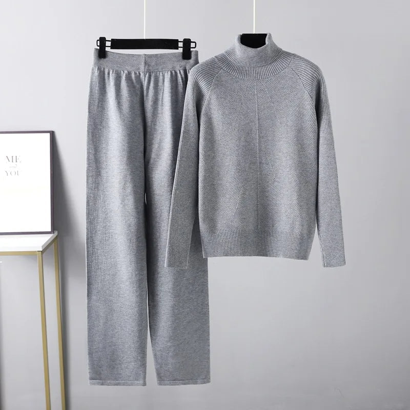 Mode Clément™ | Ensemble deux pièces Lounge en tricot torsadé